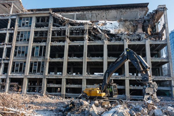 Commercial Building Demolition in Clovis
