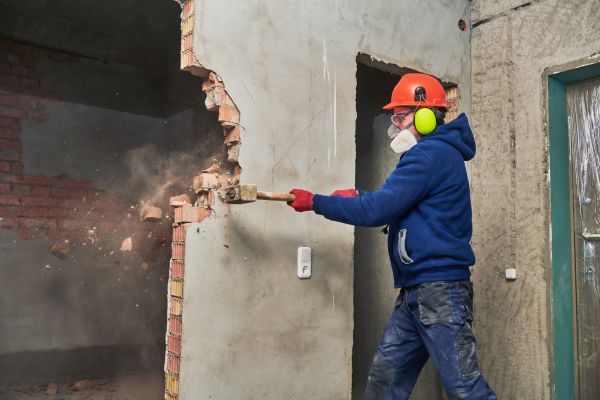 Concrete Wall Demolition in Clovis